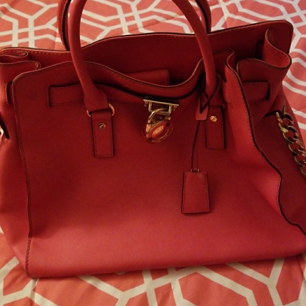 Michael kors purse a little worn.