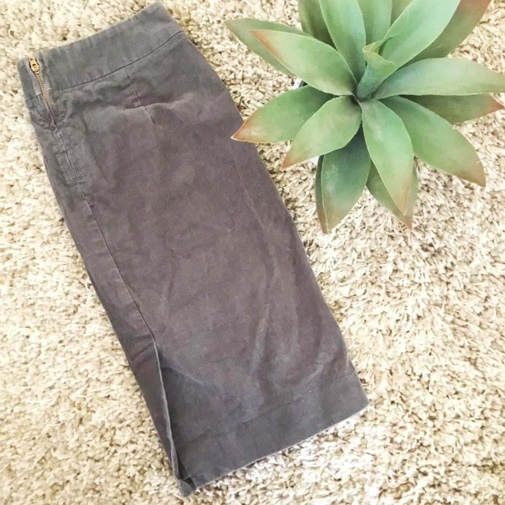 🍂 J. Crew Corduroy Pencil Skirt