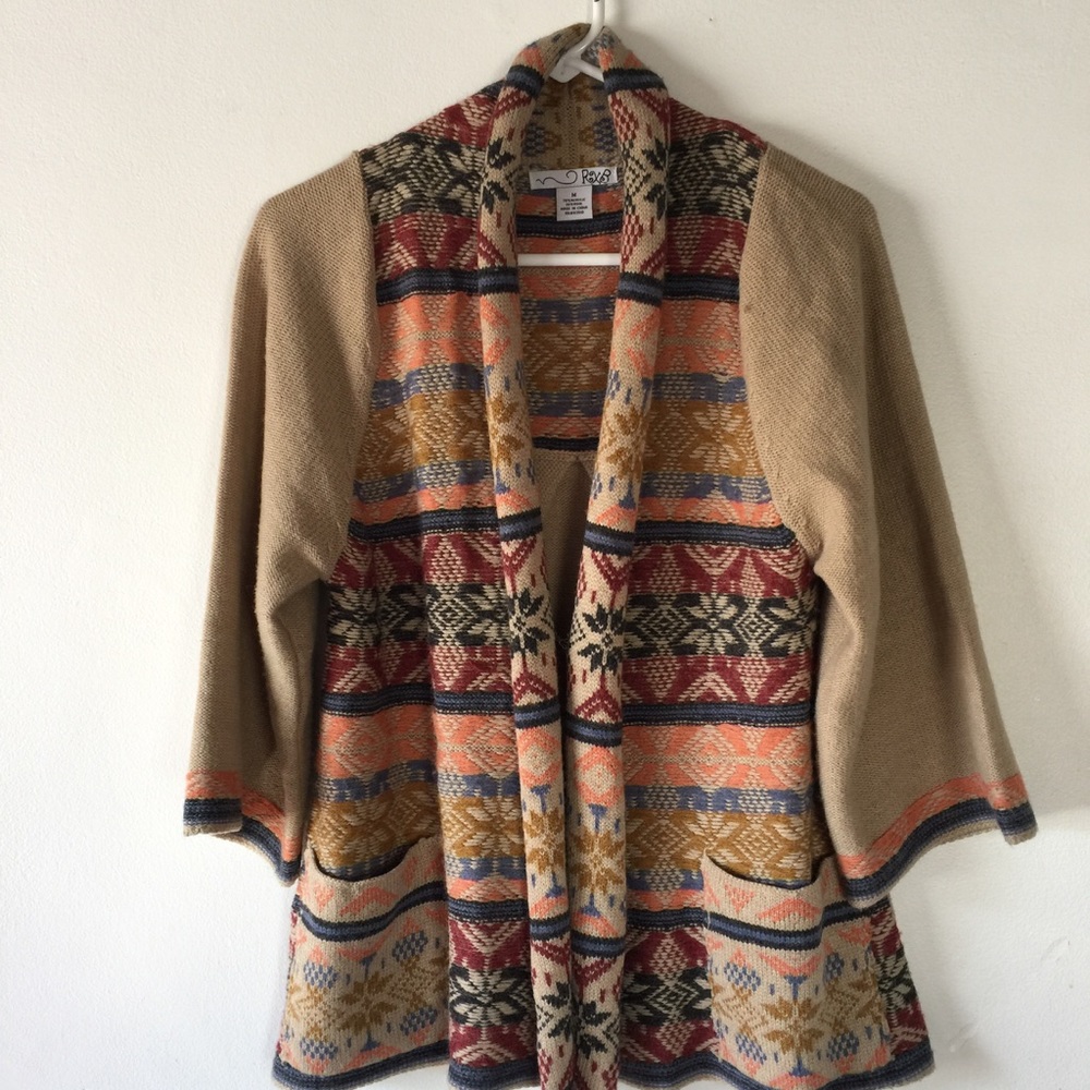 RXB Cardigan Sweater Size M