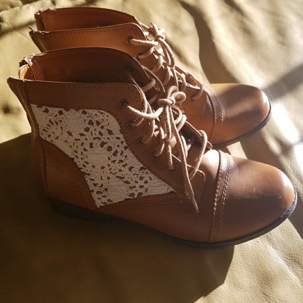 Cherokee lace ankle boots