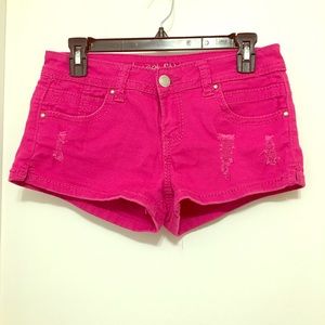 Almost Famous Pink Denim Shorts