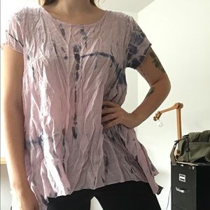 Bohemian tie dye shirt