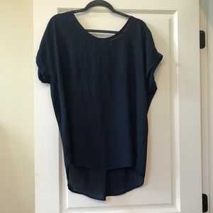 Navy blue blouse