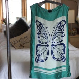Silk butterfly dress