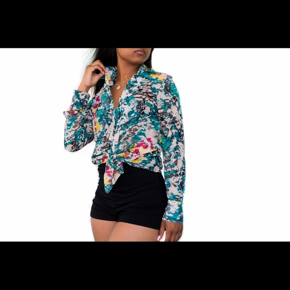 Button Down Blouse - Picture 1 of 1