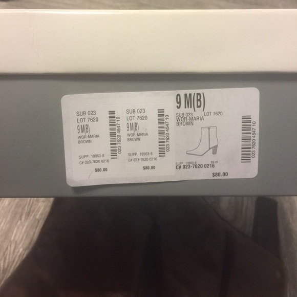 Worthington Brown Heeled Booties - Picture 4 of 4