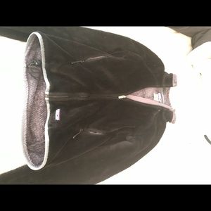 black zip up Patagonia jacket