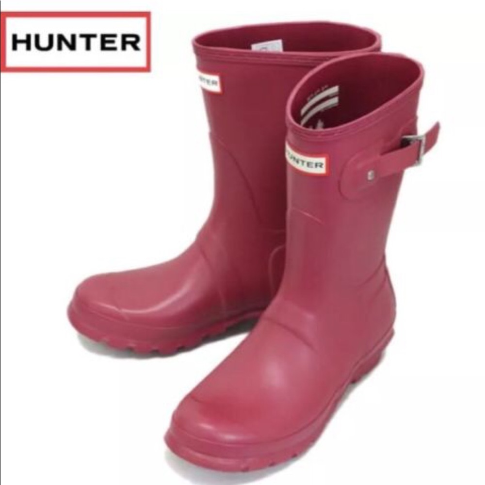 Hunter Rain boots Pink
