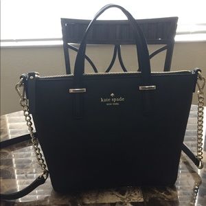 Kate Spade black hand bag/cross body