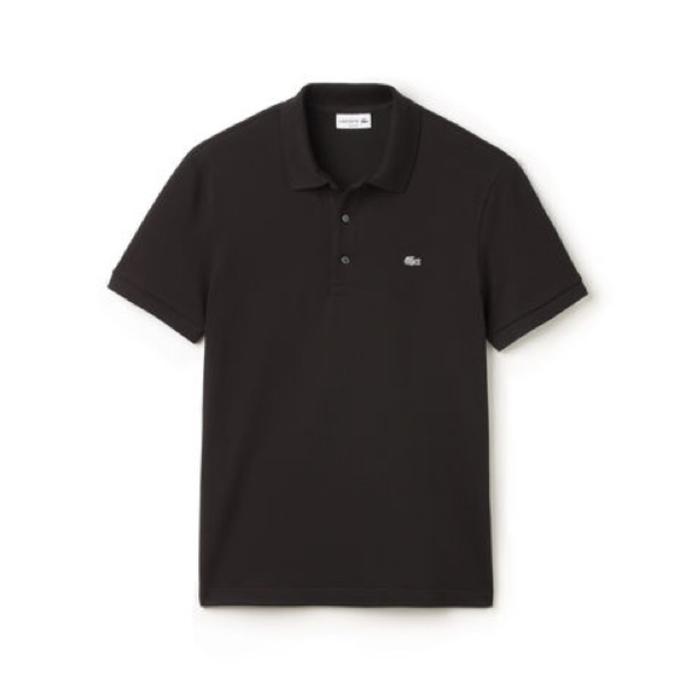 Size 4 LACOSTE Slim Fit Polo black