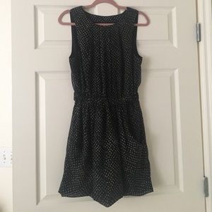 Black patterned dress