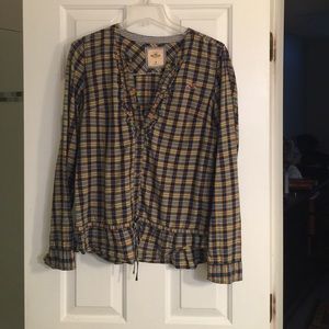 Hollister plaid shirt