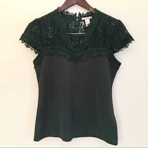 [🎉HOST PICK!!🎉] H&M Dark Green Top