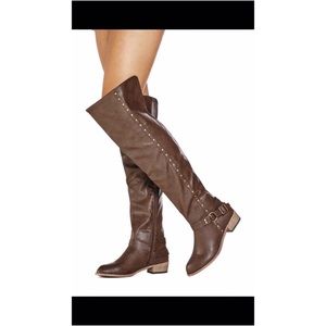 justfab faux leather boots