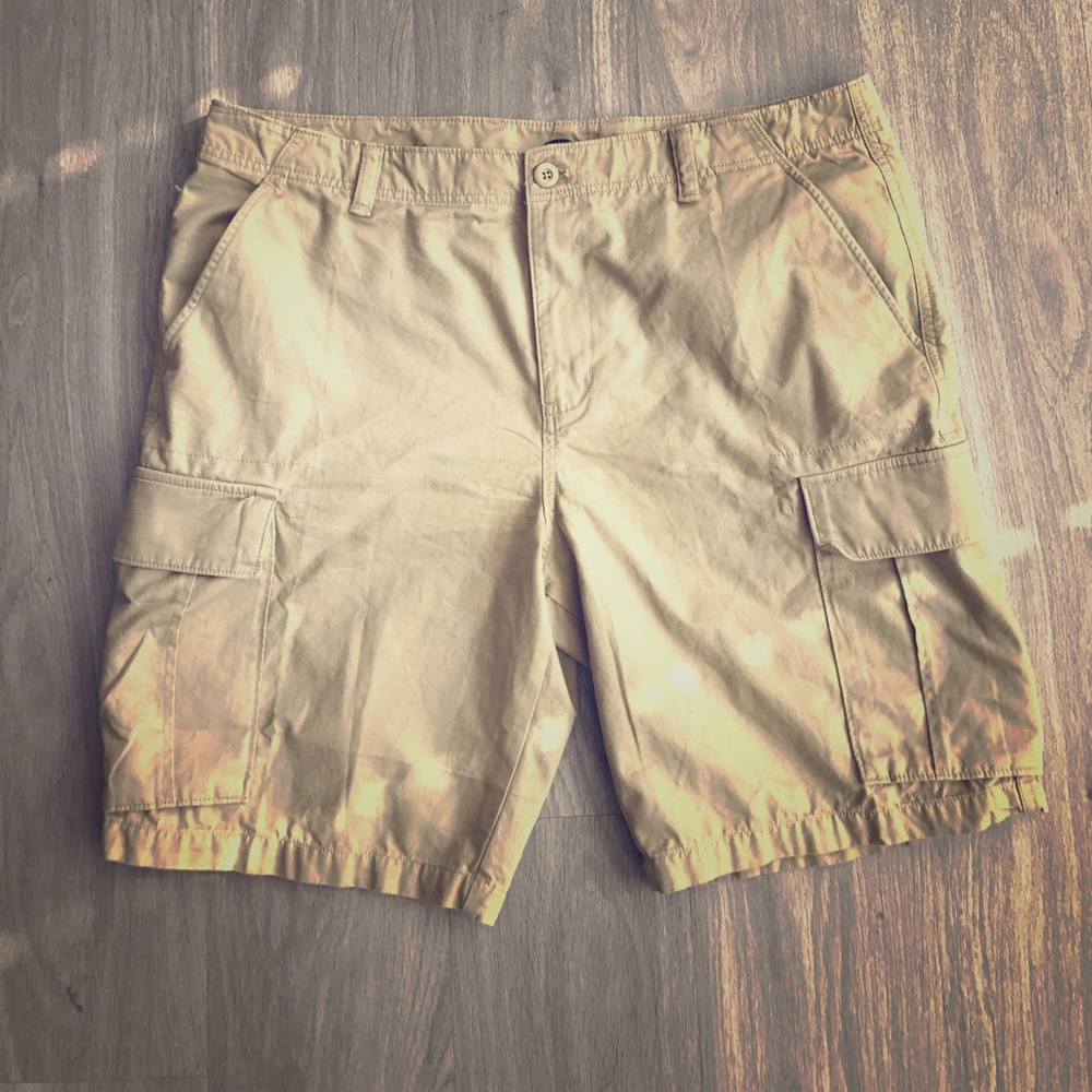 Khaki Cargo Shorts