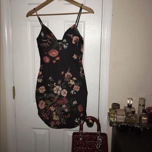 Floral mini dress