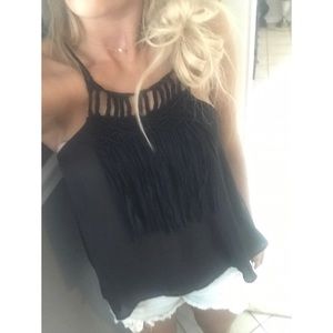 Fringe Tank Top