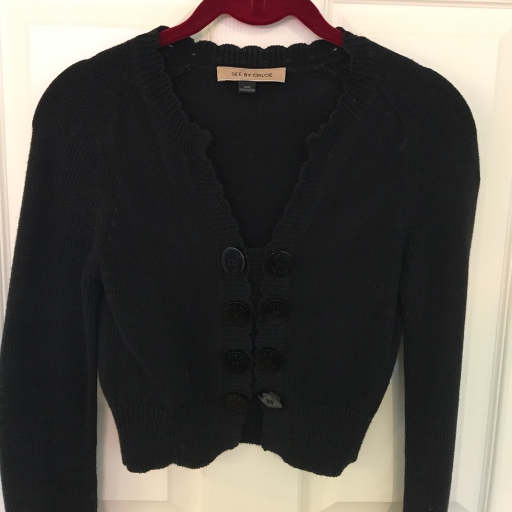 See by Chloe Crop cardigan