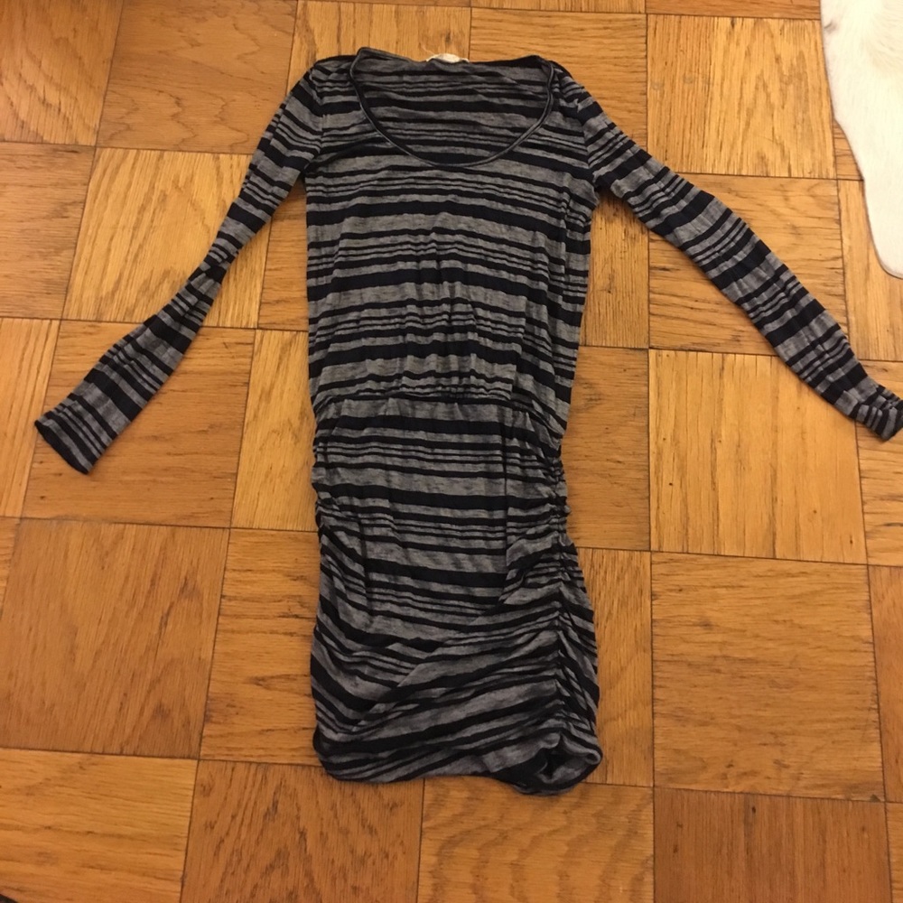 Joie Soft Long sleeve dress with rouched sides