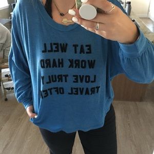 Wildfox graphic long sleeve