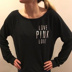 Victoria's Secret Black Crewneck sweatshirt