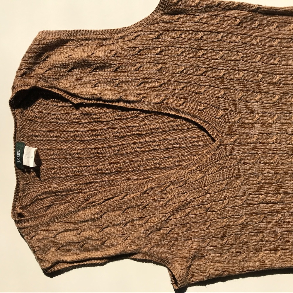 J.Crew 100% Linen Sweater Vest