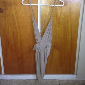 SOLD ✖️Boohoo mini tan dress