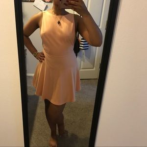 American Apparel Peach Skater Dress