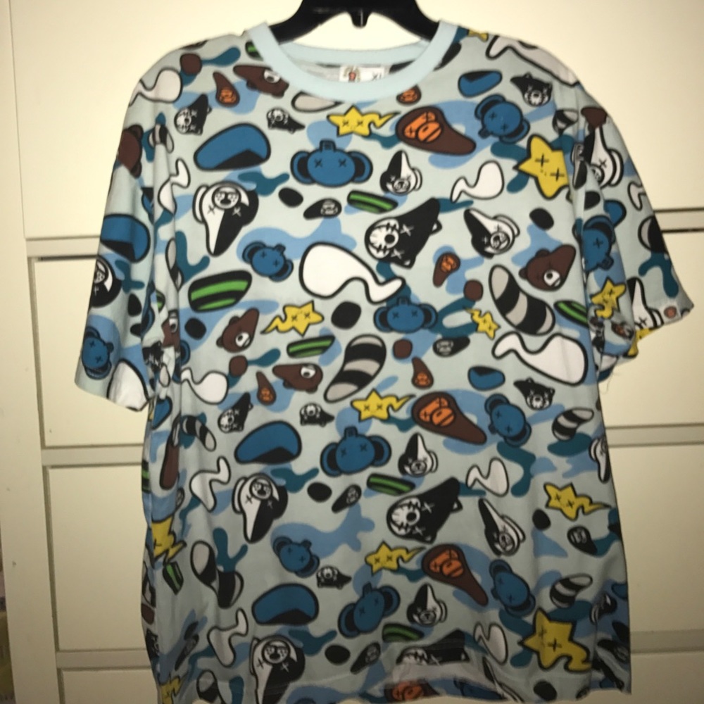 Bathing Ape shirt kids size xL