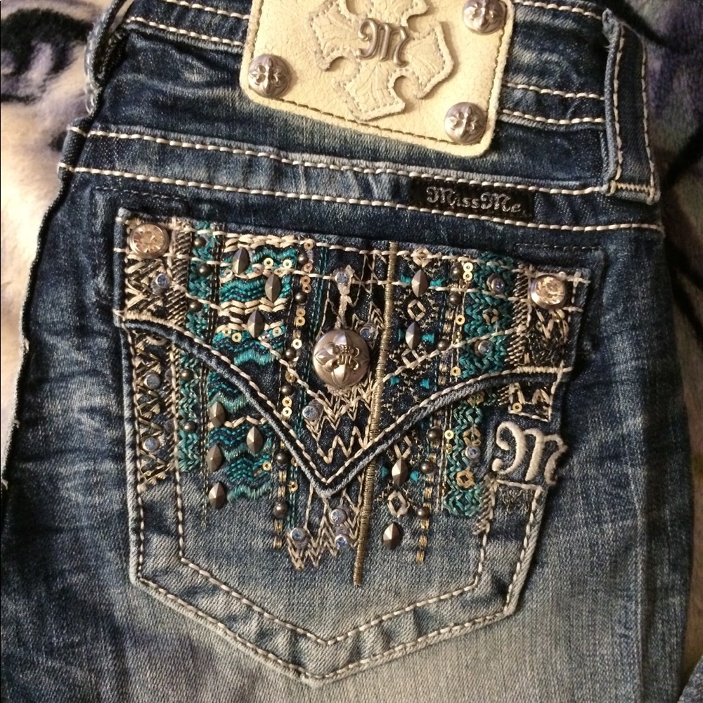 Miss me signature boot cut jeans size 26