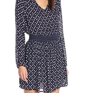 Lucky Brand Printed Smocked Dress