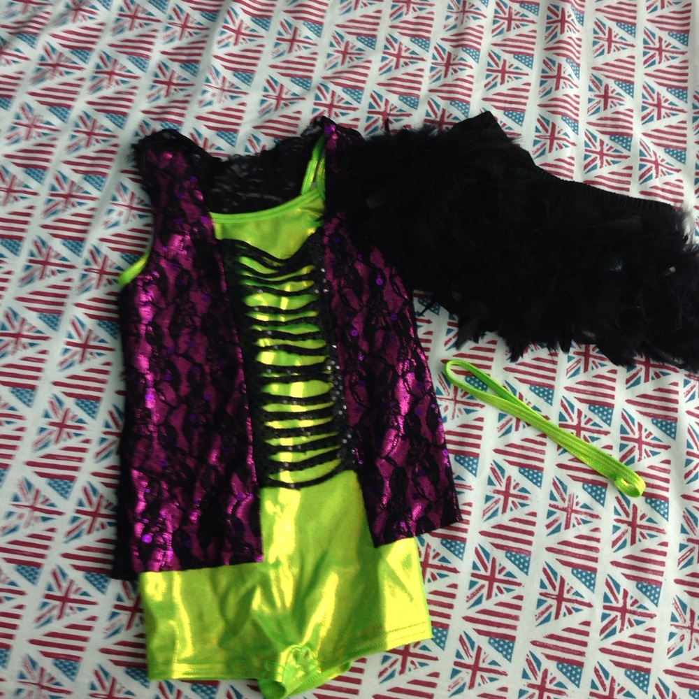 3 piece dance costume