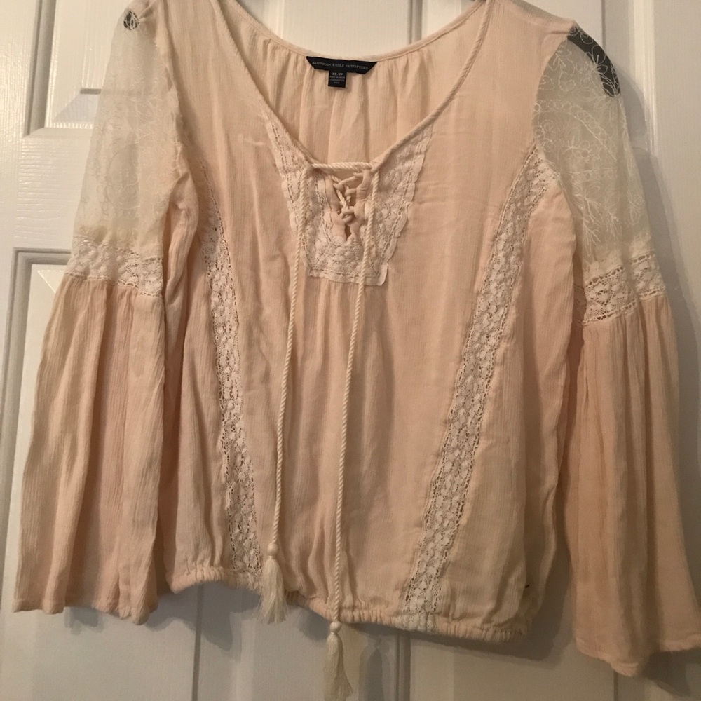 American eagle outfitters peasant top