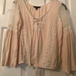 American eagle outfitters peasant top