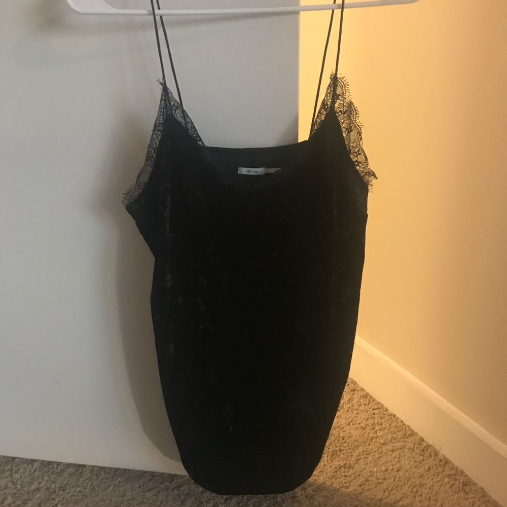 Black tank top
