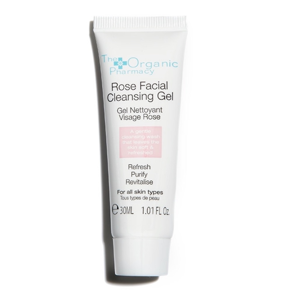Rose facial cleansing gel sample