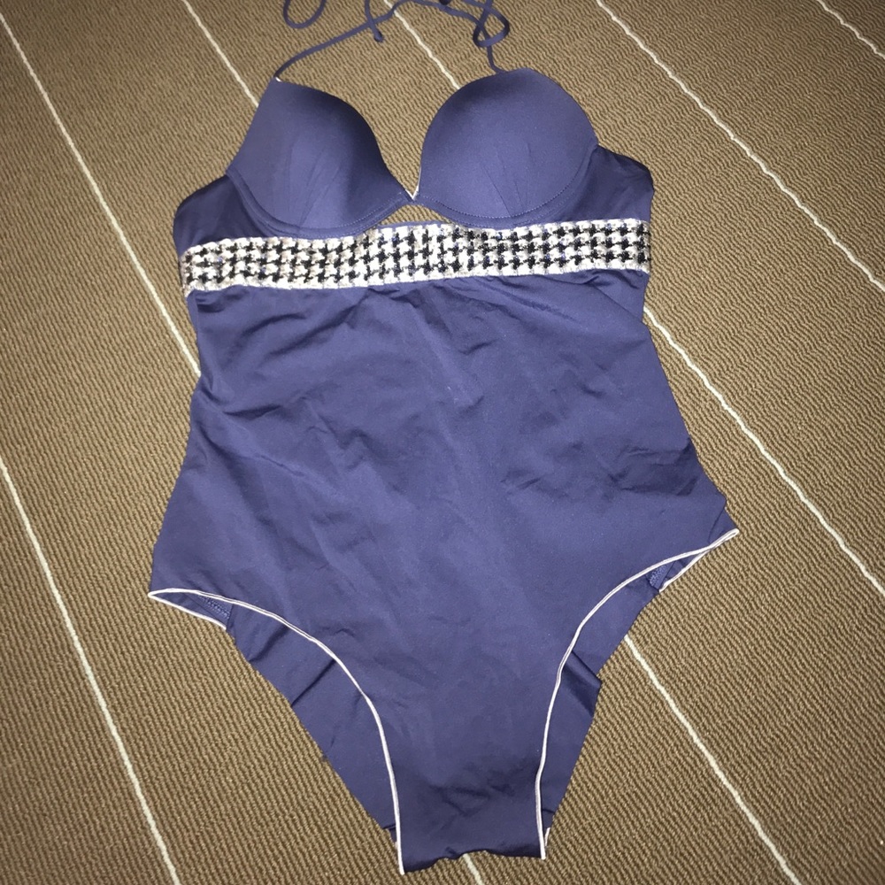 NWT La Perla navy one piece size 42