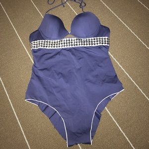 NWT La Perla navy one piece size 42
