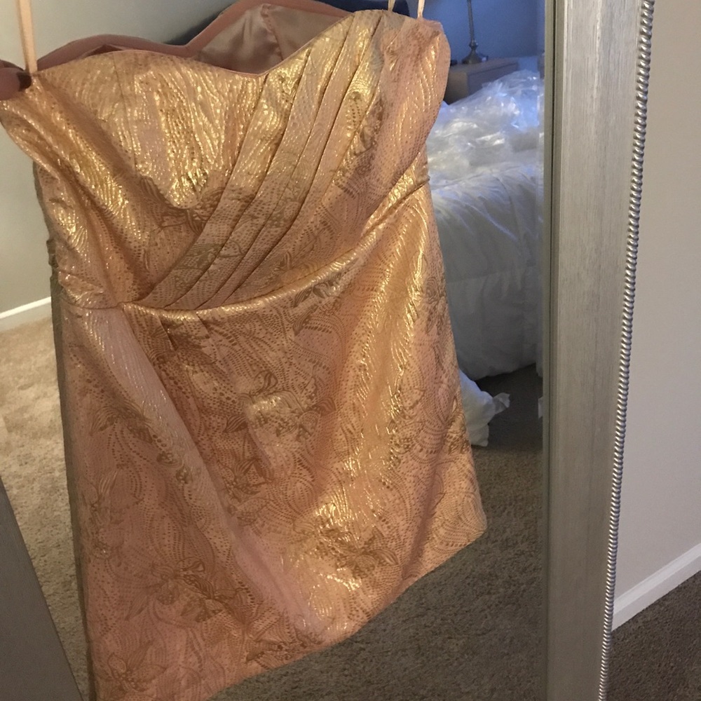 Kimchi Blue Rose Gold Party Dress