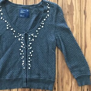 American Eagle Sweater with Jewels