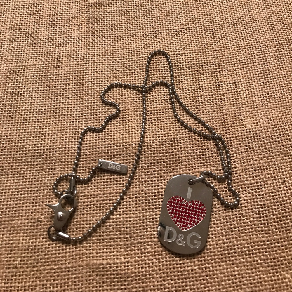 Authentic D&G Dogtag Necklace