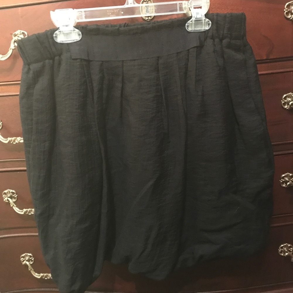 Black Bubble Skirt