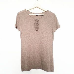 GAP Mocha Short Sleeve Shirt