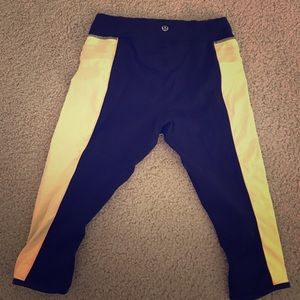 Lululemon cycling pants size 4