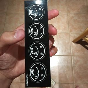 Supreme shit sticker