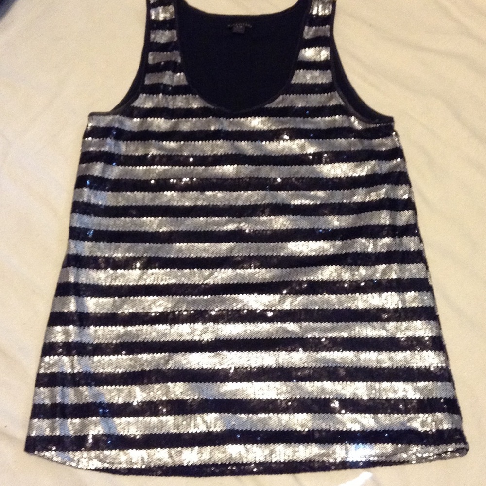 Black and silver sequin top/mini dress🌻