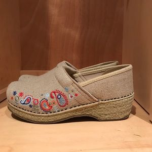 Dansko Paisley Clogs