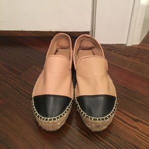 SONALI Leather Espardrilles