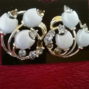 Rhinestone earrings