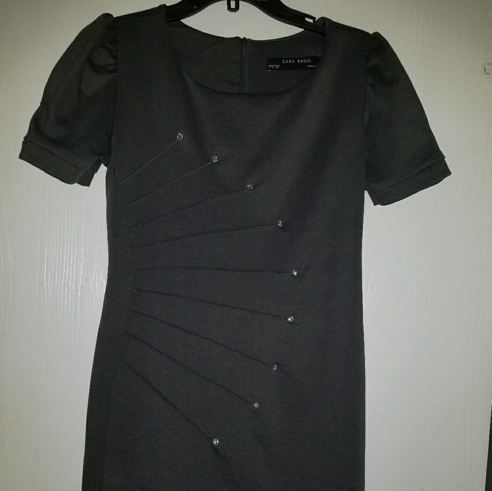 Zara Charcoal Gray dress
